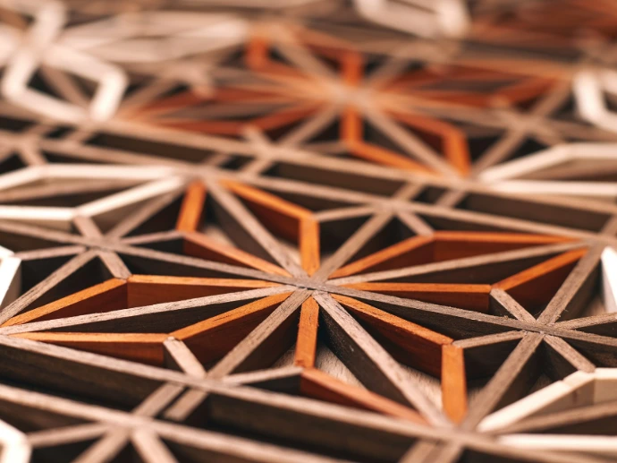 brown and black floor tiles